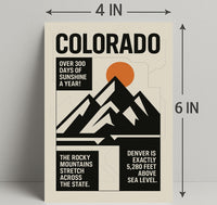 Discover Colorado Wall Art Print Decor PosterGoat