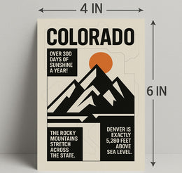 Discover Colorado Wall Art Print Decor PosterGoat