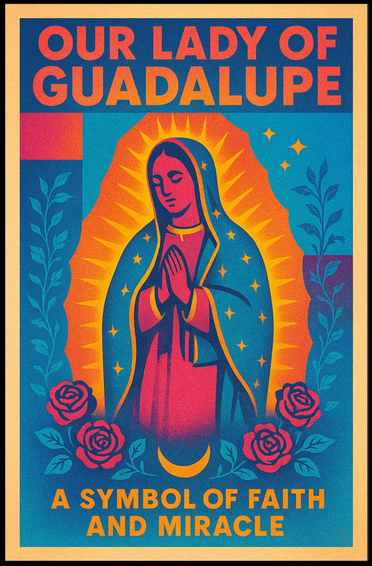 Our Lady Of Guadalupe A Symbol Of Poster