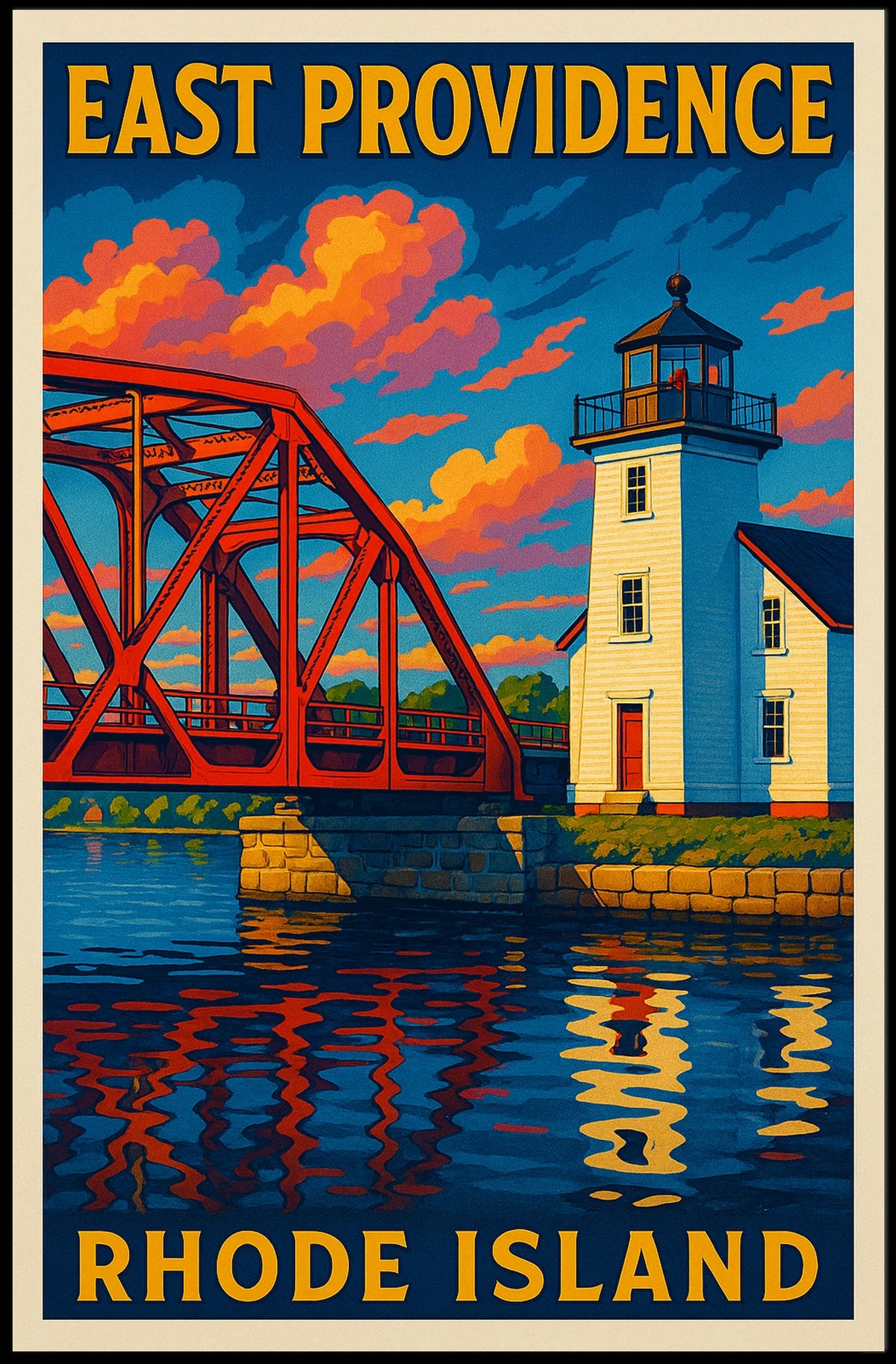 East Providence Rhode Island Poster