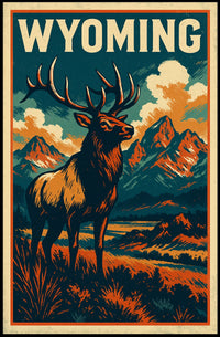 Wyoming Wilderness Poster