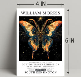 William Morris Artistry 19th Century Cotton Prints Poster