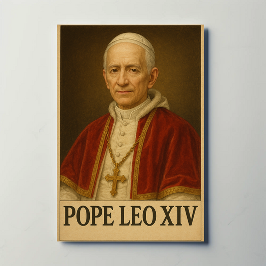 Portrait of Pope Leo XIV Portrait Poster