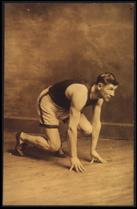 Ready, Set, Go Vintage Sprint Poster