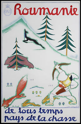 Vintage Hunting in Romania: Cultural or Heritage Poster PosterGoat