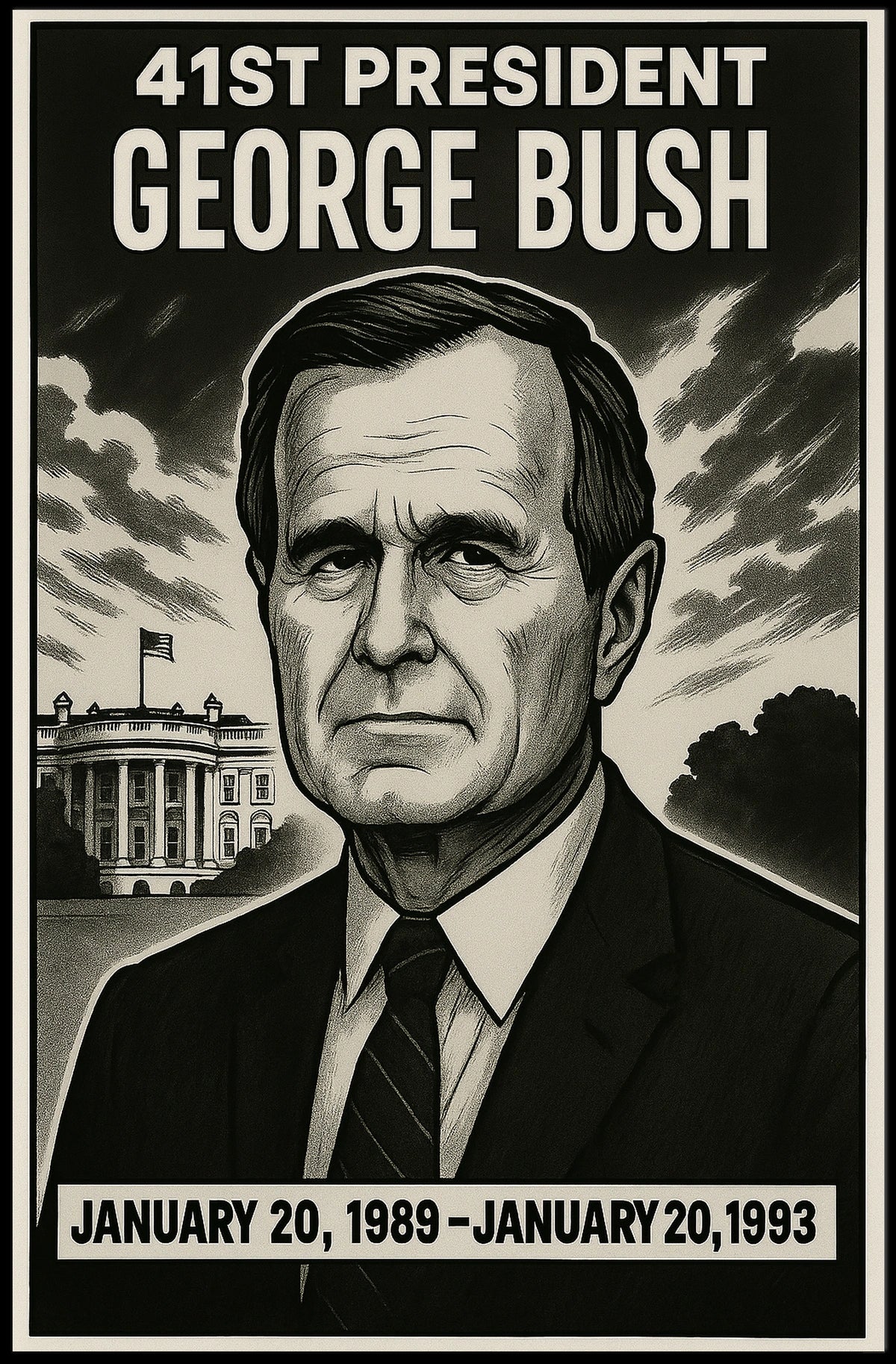 George Bush 41st President Poster