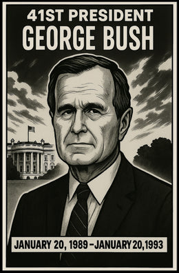 George Bush 41st President Poster