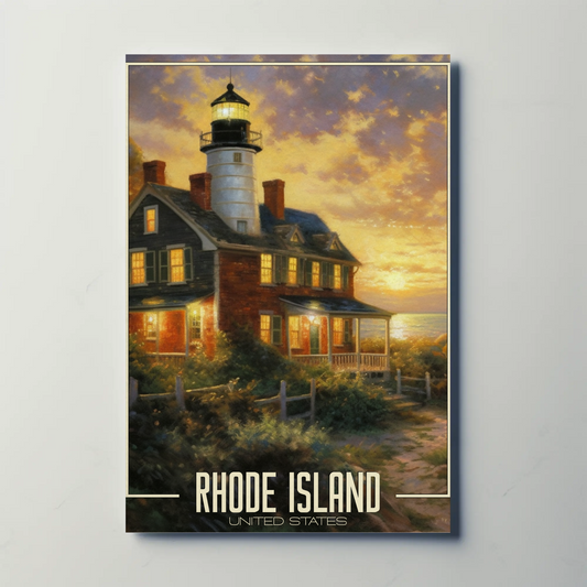 Vintage Poster - Rhode Island Point Judith United States