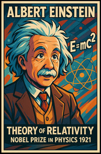 Albert Einstein Theory Of Relativity Poster
