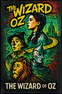 Wizard of Oz Whimsical Journey Fantasy or Mythology Poster PosterGoat