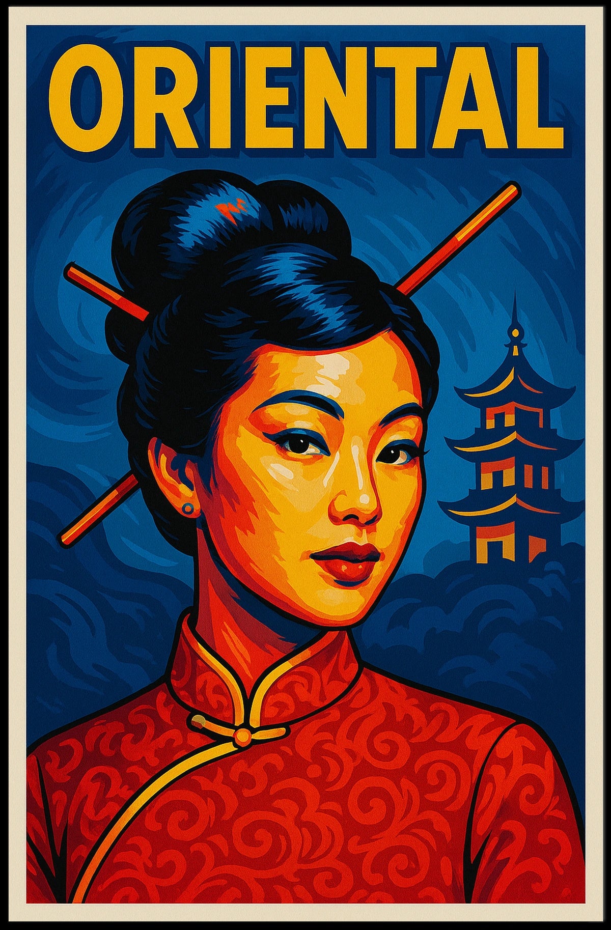 Oriental Elegance Poster