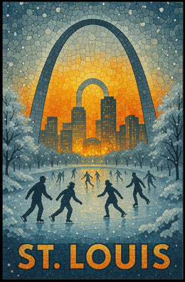 St. Louis Winter Wonderland Poster