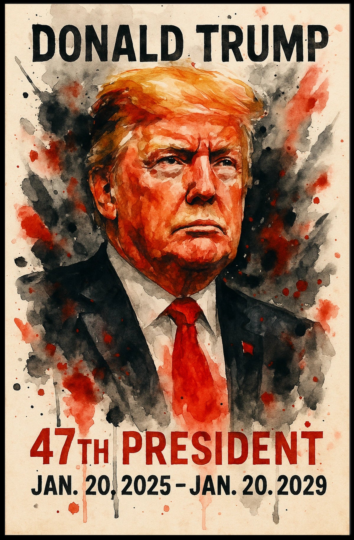 Donald Trump The Bold Visionary Poster
