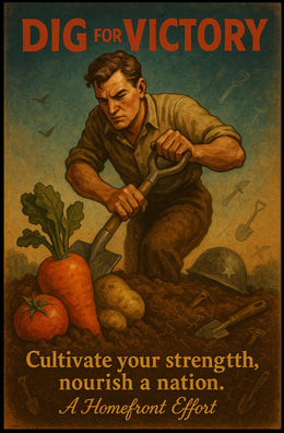 Dig for Victory WWII Propaganda Poster