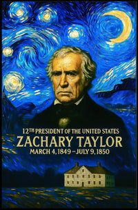 Zachary Taylor 12th President of the United States Presidential Masterpiece Series Poster