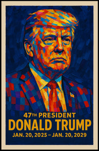 Donald Trump 47th President Poster
