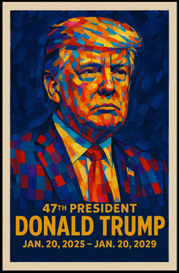 Donald Trump 47th President Poster