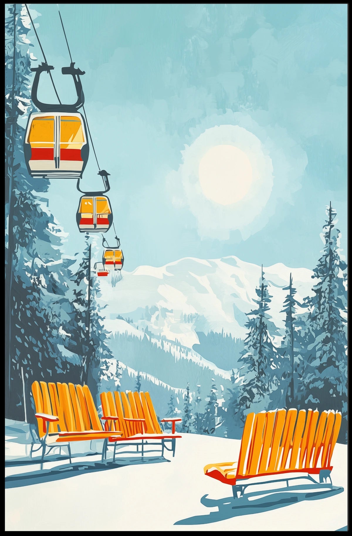 Winter Wonderland Retreat Poster