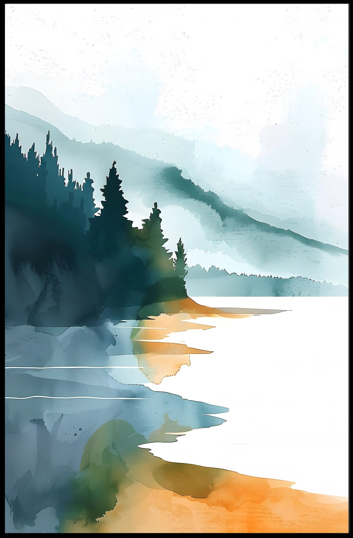 Tranquil Landscape Poster