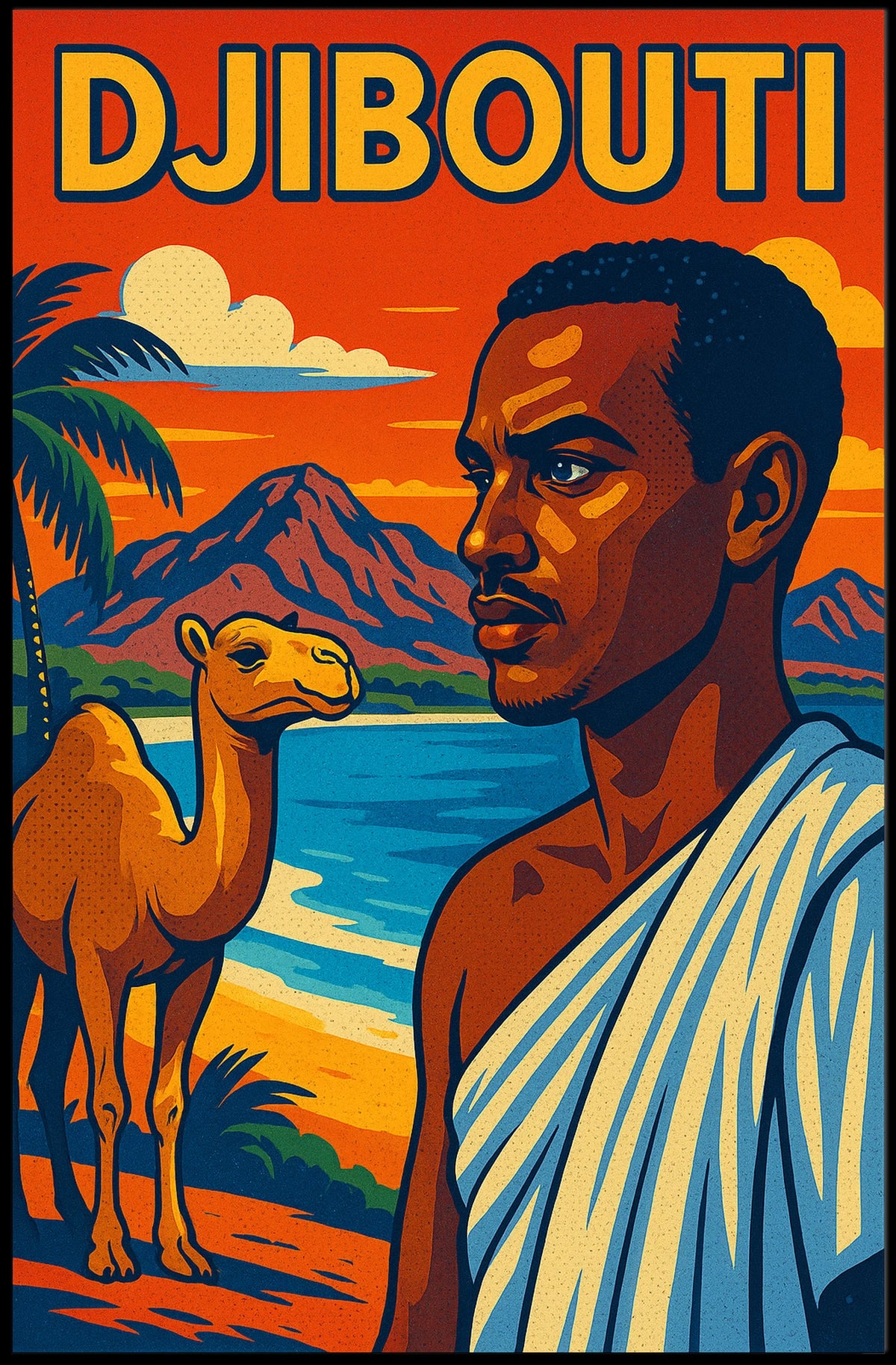 Djibouti Travel Poster