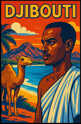 Djibouti Travel Poster
