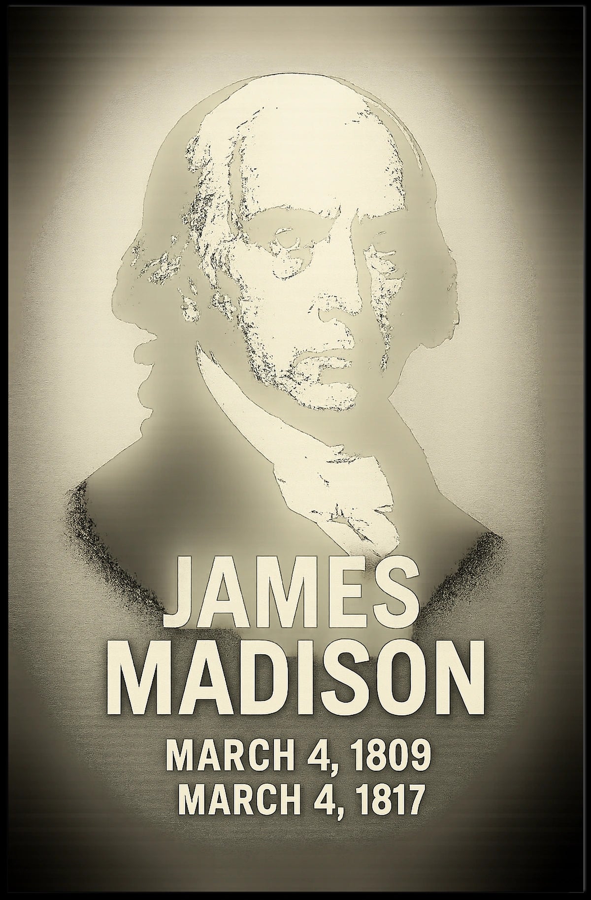 James Madison 4Th President Poster