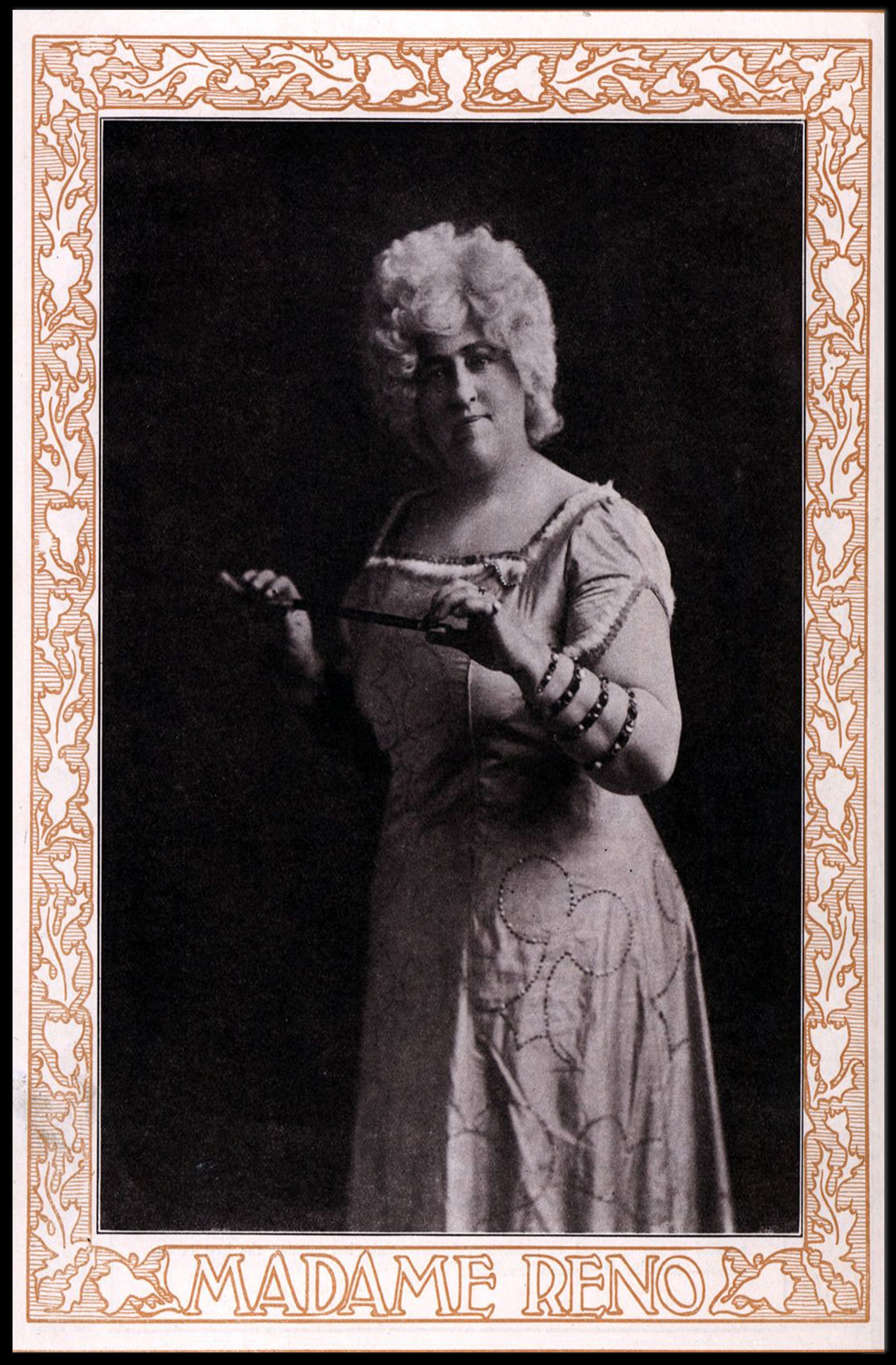 Vintage Madame Reno Art Nouveau Performance Cultural Heritage Poster