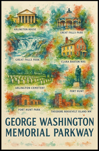 George Washington Memorial Parkway Poster