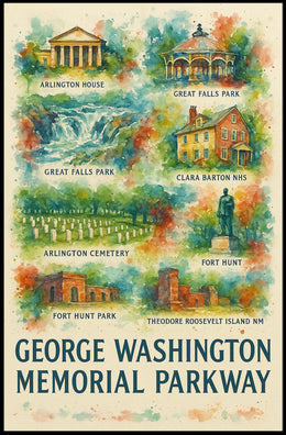 George Washington Memorial Parkway Poster