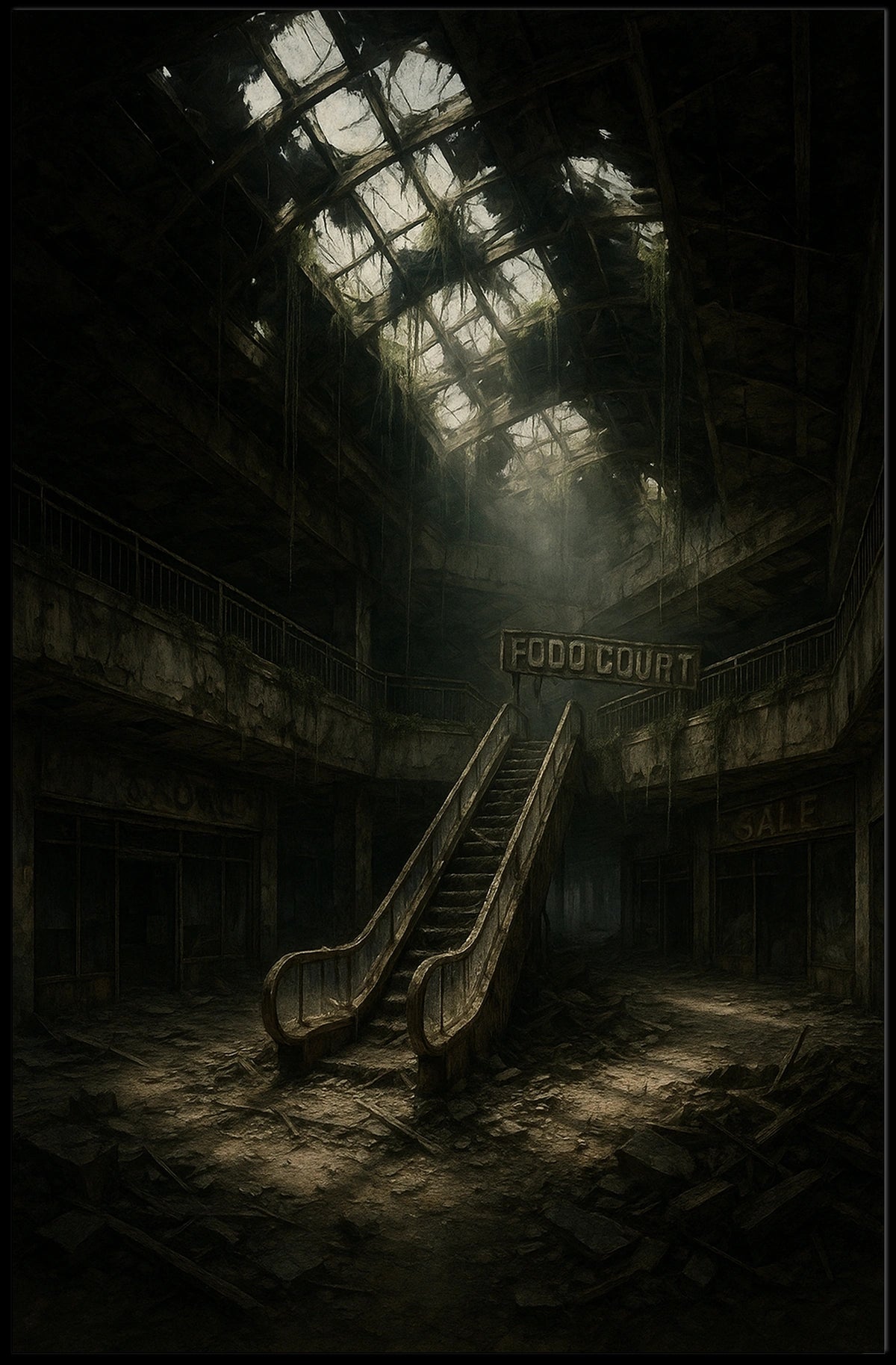 Abandoned Mall Poster