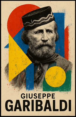 Giuseppe Garibaldi Italian Unification Historical Poster