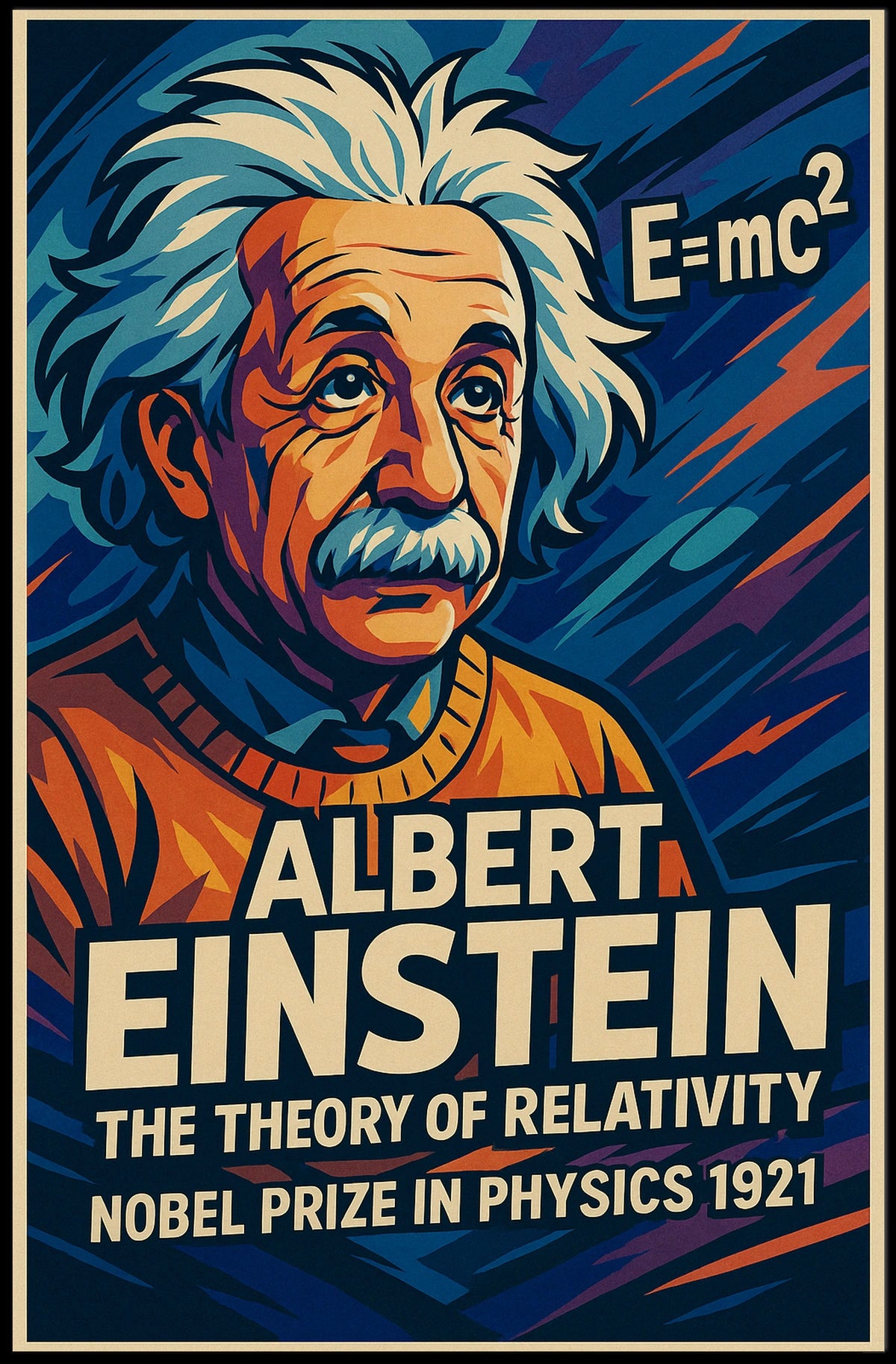 Albert Einstein The Theory Of Poster