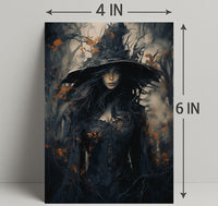 Enigmatic Forest Witch Poster