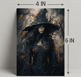 Enigmatic Forest Witch Poster