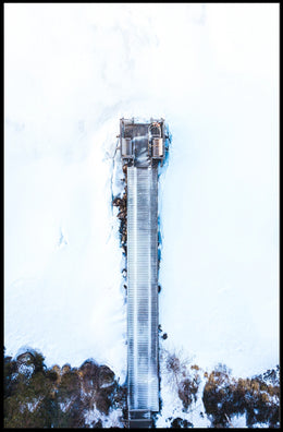 Majestic Mountain Waterfall Poster