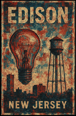 Edison, New Jersey Poster