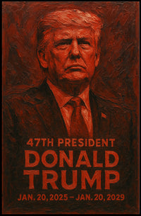 Donald Trump 47th President Poster