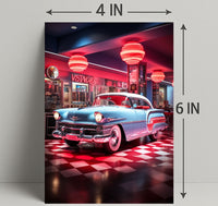 Retro Diner Vibes Retro Poster