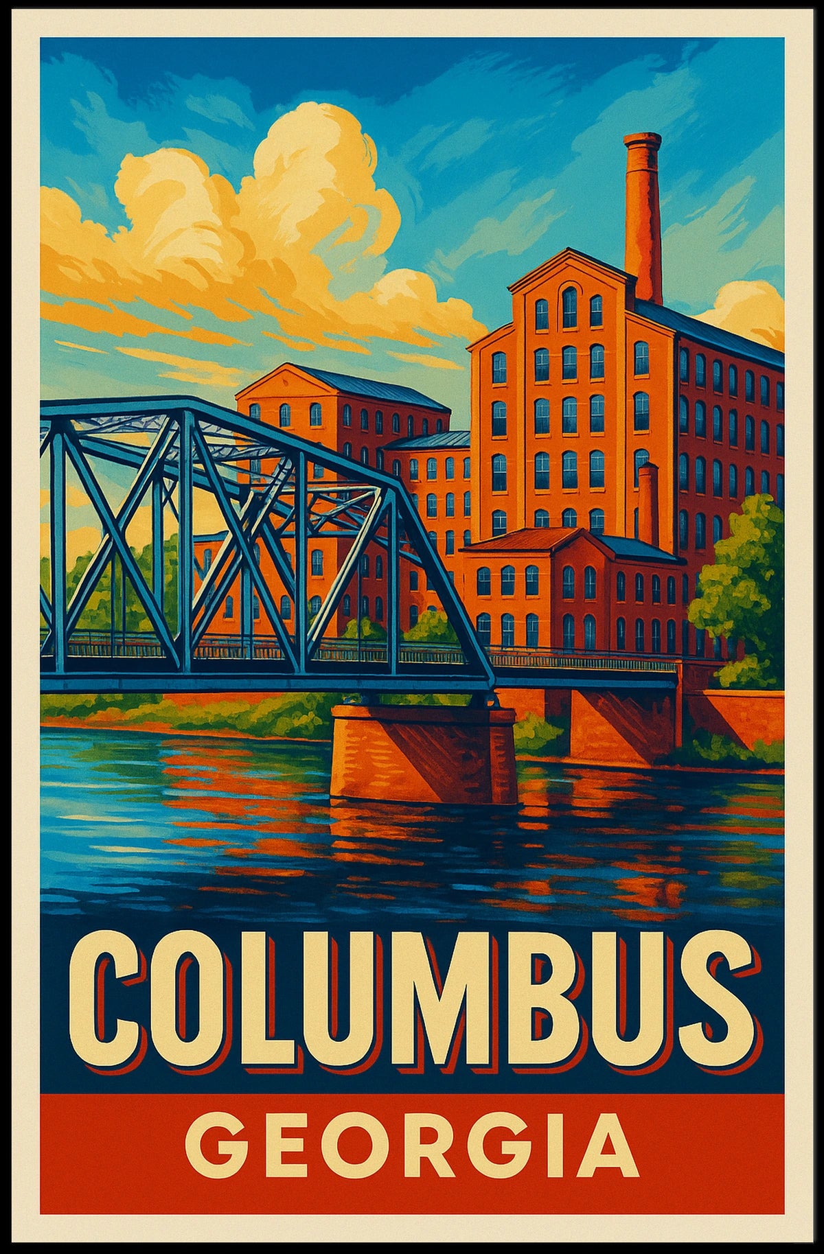 Columbus, Georgia Poster