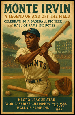 Monte Irvin A Baseball Legend Poster