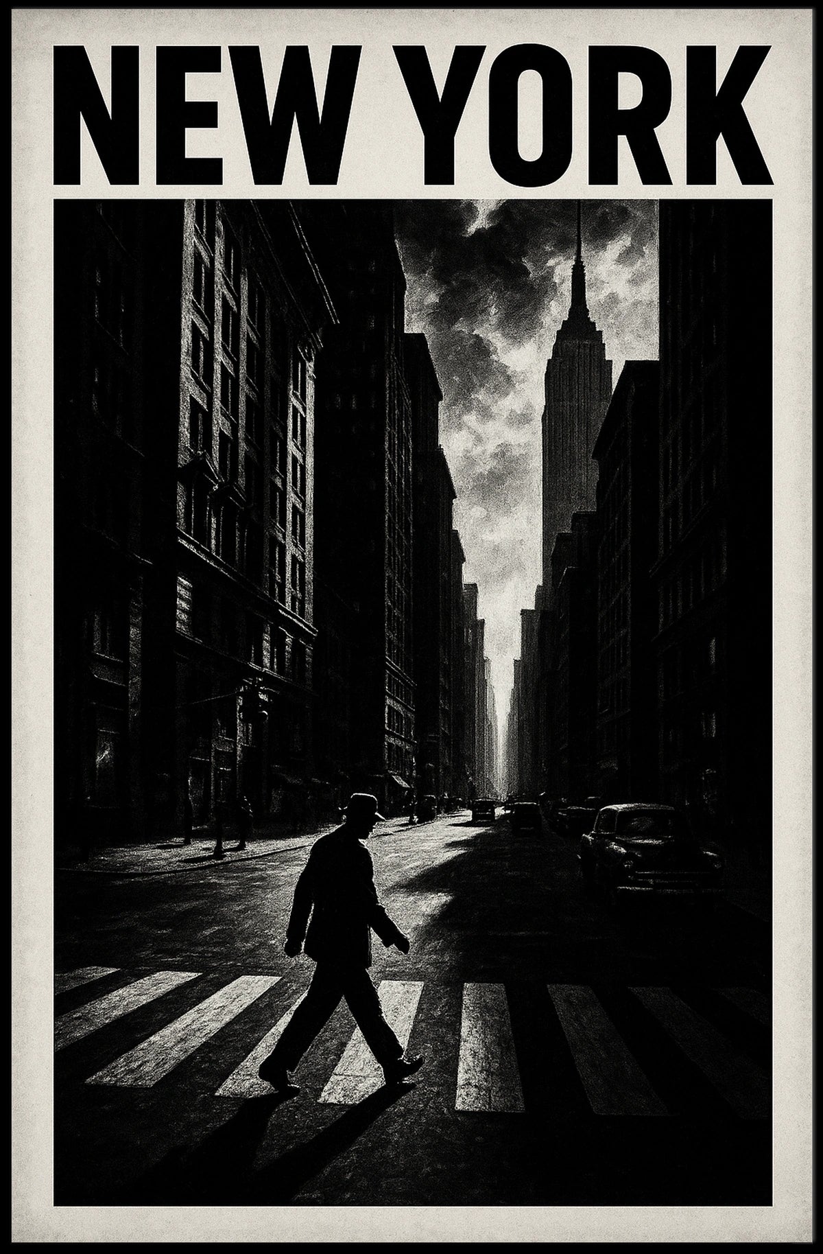New York Cityscape Poster