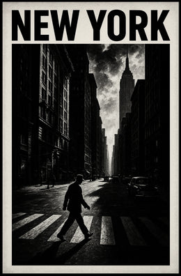 New York Cityscape Poster
