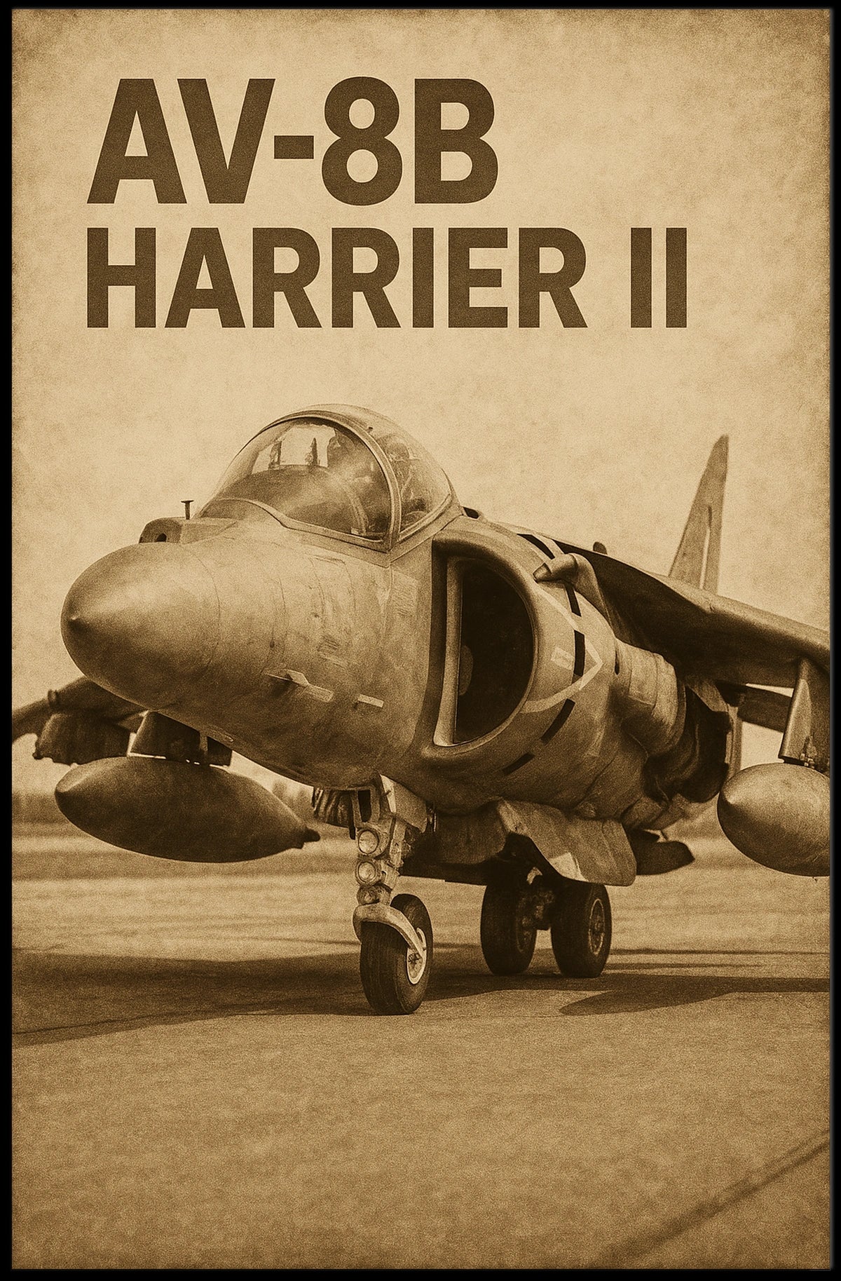 AV-8B Harrier II Poster