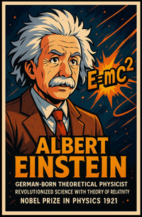 Albert Einstein Theoretical Physicist Poster