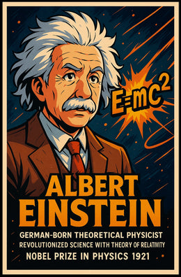 Albert Einstein Theoretical Physicist Poster