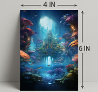 Enchanted Underwater City Poster