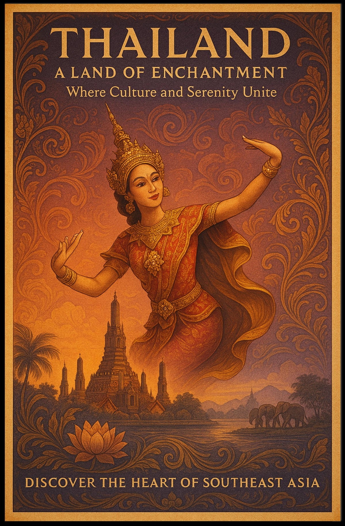 Thailand A Land Of Enchantment Poster