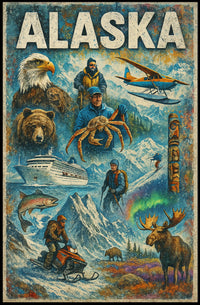 Discover Alaska Poster