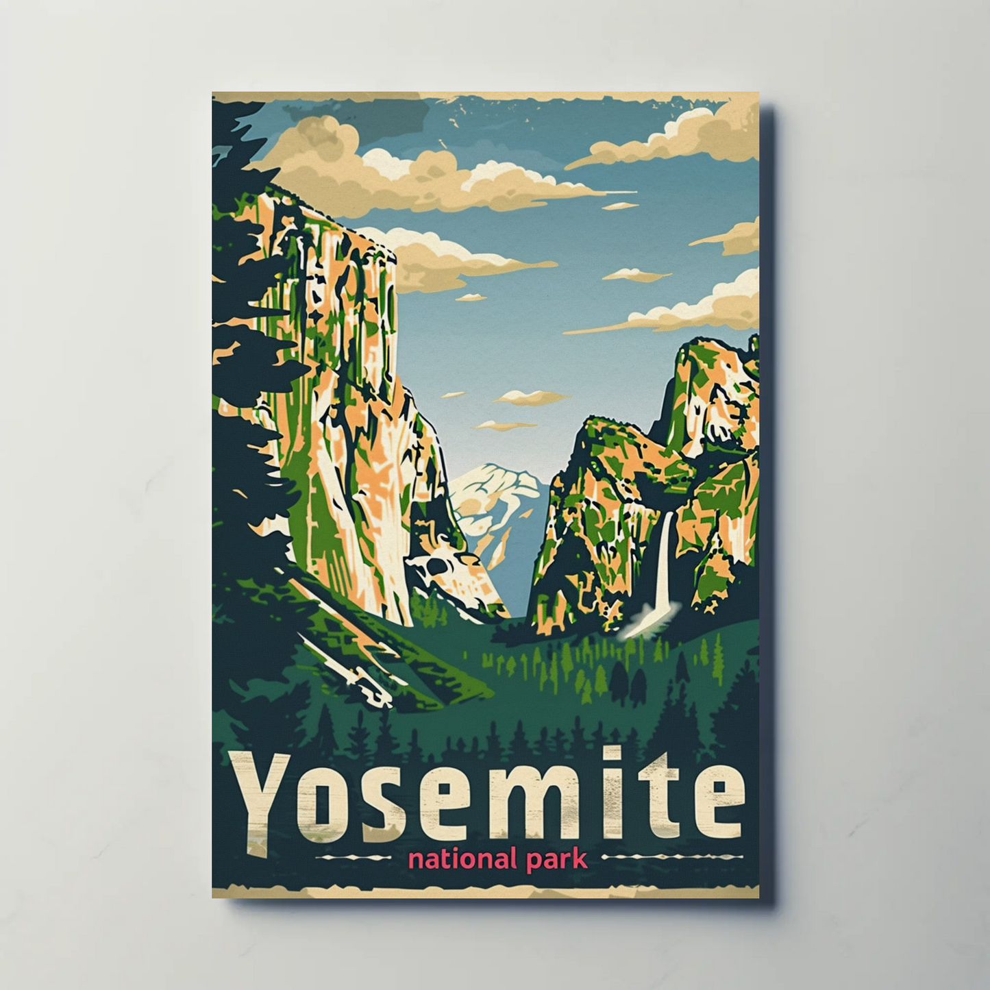 Vintage Poster Yosemite National Park