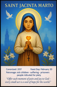 Saint Jacinta Marto Poster PosterGoat